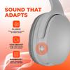 HyperGear White Wireless Headphones - Over Ear Bluetooth Headphones, Over the Ear Noise Cancelling Gym Head Phones Women & Men Wireless Bluetooth Workout Flip Earcups In for Solo, Out for Stereo Music view 4