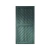 Homacer 32 in. x 80 in. Slanted Stripe Design 004 Royal Pine Finished & Unassembled Pine Wood Barn Door (Interior Use Only) view 1