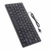 Naroote Mini USB Keyboard, Laptop Keyboard Mini Keyboard USB Wired Multimedia Kaypad Small Wired Keyboard Portable Laptop Accessories K1000 view 3