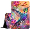 Case for Samsung Galaxy Tab A8 10.5 Inch 2022 Model (SM-X200/X205/X207), Galaxy Tab A8 10.5 inch Tablet Cover, Slim Folding Stand Cover with Auto Wake/Sleep Colorful Hummingbird view 1