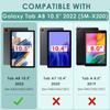 Case for Samsung Galaxy Tab A8 10.5 Inch 2022 Model (SM-X200/X205/X207), Galaxy Tab A8 10.5 inch Tablet Cover, Slim Folding Stand Cover with Auto Wake/Sleep Colorful Hummingbird view 2