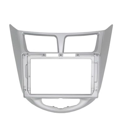9" Car Radio Fascia Compatible with I-25/Accent/Solaris/Verna Dodge Attitude Video Audio Player Install Dash Panel Frame Mount Kit(7 inch)