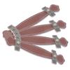 TOBBOMEY 4pcs Pu Leather Handle Cabinet Pulls Dresser Knobs Soft Flexible for Decor view 1