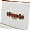 TOBBOMEY 4pcs Pu Leather Handle Cabinet Pulls Dresser Knobs Soft Flexible for Decor view 3