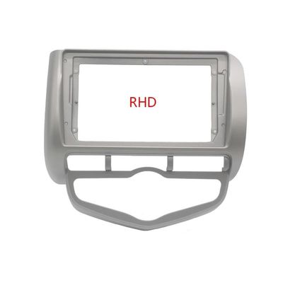 2 Din Car Radio Fascia Compatible with JAZZ CITY FIT 2002-2008 Auto Stereo Audio Player DVD Panel Dash Kit Frame Center Console Holder(RHD Fasica)