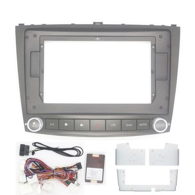 10.1 Inch Car Radio Frame Kit Compatible with IS250 2005-2012 Auto Stereo Dash Panel Fascia Trim Bezel+Cable+Canbus