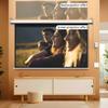 XOBRJQZ Motorized Projector Screen, Diagonal 16:9 Movie Screens, 3D 4K Ultra HD Projector Screen for Home Theater Education(60 inch) view 3