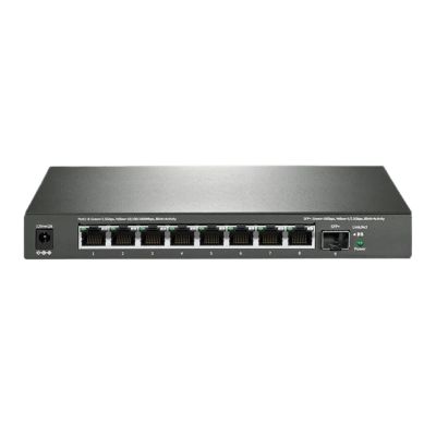 BAISULI Business Ethernet switches 8 Port 2.5G Ethernet Unmanaged Network Switch with 8 * 2.5 Gigabit +1 * 10G SFP+, Fanless Quiet Metal SE109(with U.S Insert Head)