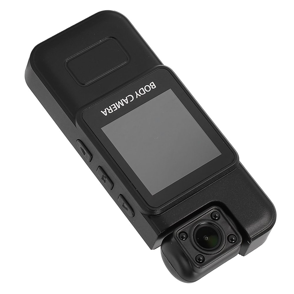JAOCDOEN Body Video Camera Body Video Recording Camera 4K Motion Detection 180 Rotatable Lens 1000mAH Wearable Camcorder for Sports Cycling