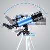 Ultra Hd, Phone Adapter for to Explore Moon Space,Telescope, 70Mm Aperture 400Mm Astronomical Refracting Telescope for Beginners Travel Telescope with Carry Bag Double The Comfort view 2