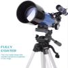 Ultra Hd, Phone Adapter for to Explore Moon Space,Telescope, 70Mm Aperture 400Mm Astronomical Refracting Telescope for Beginners Travel Telescope with Carry Bag Double The Comfort view 3