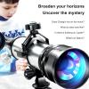 Ultra Hd, Telescope 70mm Professional HD Astronomical Refractor Telescope with Adjustable Tripod for for Moon, Planets and Stargazing,Telescope for Beginners and Adult Double The Comfort view 2