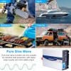 Power Inverter Pure Sine Wave Inverter 4000W 5000W 6000W 7000W Car Inverter Dc 12V 24V 48V 60V 72V to Ac 110V 220V with Ac Outlets and LCD Display for Rv Car Solar System Emergency(4000W,12Vto220V) view 2