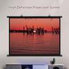 Manual Pull Down Projector Screen, 4K HD 30" 40" 50" 60" 72" Projection Screen, Anti-Crease Movie Screen for Home Theater Office(72 Inch 4:3) view 3