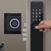 HIONJIN Wooden Door Biological Fingerprint Lock, Electronic Intelligent Lock, Remote Keyless Unlock Control view 3