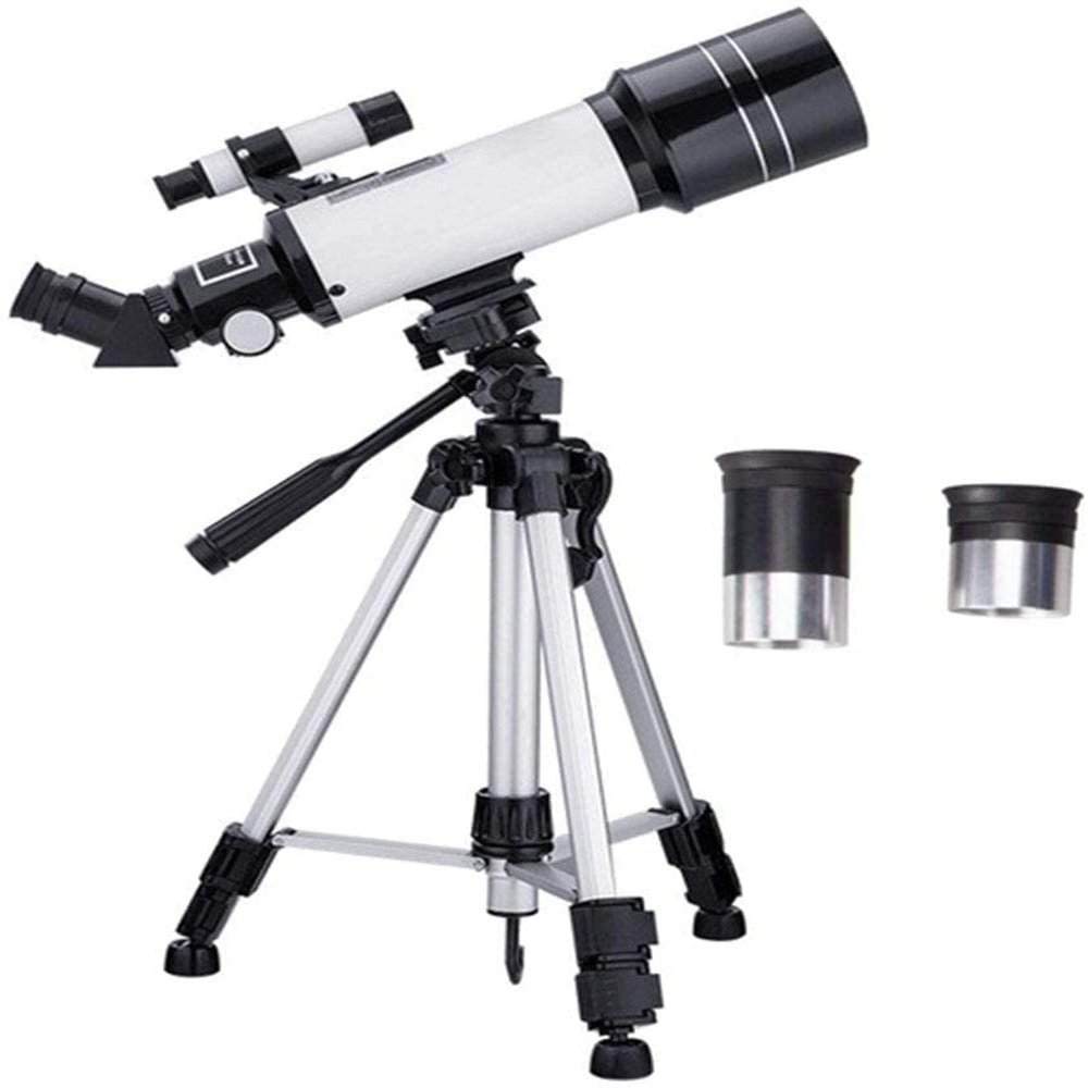 Ultra Hd, Telescope 400/70mm Astronomical Telescope Refractor Telescope with Adjustable Tripod & Smartphone Adapter, HD Portable Telescope for Beginners Double The Comfort