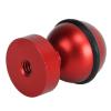 Diving Light Ball Head, Aluminium Alloy Ball Heads Camera Mount Adapter Lightweight Portable Ball Head Adapter Sports Cameras Light Arm Fixed Base (Red) view 2