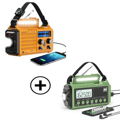 Emergency Radio with NOAA Weather Alert & 12000mAh NOAA Weather Radio