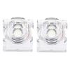 ARTIBETTER 2pcs Crystal Drawer Knobs Square Crystal Cabinet Handles for Furniture Accessories view 1