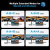 AUIMCE Mac Docking Station Dual Monitor 2 HDMI for MacOS and Windows Laptop Implement MST, Compatible MacBook Pro/Air M1/M2/M3/M4 Chips, Dual 4K Display for All USB C Computers view 4