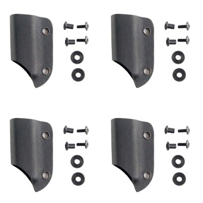 4 Sets Kydex Sheaths with 8 Sets Screws Fit for Outdoor Knife Case DIY Making Accessory