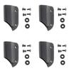 4 Sets Kydex Sheaths with 8 Sets Screws Fit for Outdoor Knife Case DIY Making Accessory view 1