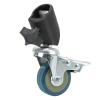 22mm Light Stand Casters High Hardness Locking Caster Set for Light Stands 22mm Light Stand Caster Wheels Photography Studio Locking Caster Wheels 3pcs Studio Caster Wheels view 4