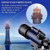 Ultra Hd, Astronomical Telescope, 70mm Refractor Telescope Moon Watching Adults Astronomy Beginners 16X 66X Lens with Finder Scope Double The Comfort view 3