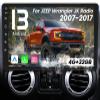 [8CORE 4GB+32GB] Car Radio Stereo for Jeep Wrangler JK 2007-2017 Grand Cherokee Compass, Upgrade 1280 * 800 Touchscreen with Wireless CarPlay Android Auto GPS WiFi Bluetooth FM SWC Backup Camera view 1