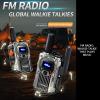 Global Walkie Talkie Two Way Radio, Portable Radio fm Home Radio, Unlimited Distance-Rechargeable PTT Cellular Radio Push to Talk, (2 Pack with SIM Card) view 2