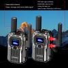 Global Walkie Talkie Two Way Radio, Portable Radio fm Home Radio, Unlimited Distance-Rechargeable PTT Cellular Radio Push to Talk, (2 Pack with SIM Card) view 3