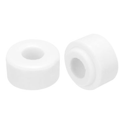 MECCANIXITY 15 Pcs Ceramic Insulator Bead, 6.2mm x 16mm x 10mm Electronic Wire Bundle Insulation Heat Protection Round Shaped Ceramic Tube for Cable Bundle, Wire Protection