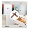ARTIBETTER Elegant Black Drawer Pulls 2pcs Modern Cabinet Pulls Wood Handle Black Matte Finish view 4