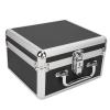 2.5in Hard Drive Storage Box Secure Double Large Capacity for Home Office, Black Aluminum Alloy ABS Case with Security Lock, Shockproof Waterproof(Not a Hard Drive, nor Does it view 1