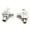 Wiring Connecting Terminals - 1pc TV9.5 1 Male to 2 Female TV Antenna Plug Tee Conversion Cable Joint Adapter for 9.5 Interface Video Equipment Connector - (Color: 1 M to 2 F) view 4