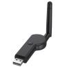 Boannice USB Bluetooth 5.2 Transmitter, Wireless Audio Adapter with 3.5mm AUX Jack, External Antenna Low Latency for TV, PC, Headset, Speaker view 1
