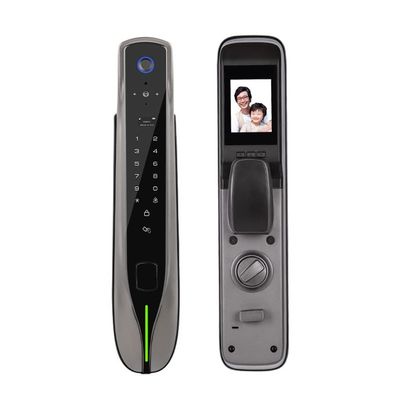 HIONJIN Automatic Built-in APP Remote Control Lock Recognition Fingerprint Password Card Key Smart Door Lock(24X240MM)