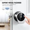 HIONJIN Entry Door Lock Touch Access Code Card Mechanical Key App Remote Control Auto Lock Security for Home and Hotel(OneColor) view 3