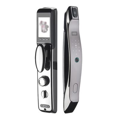 HIONJIN Fingerprint Door Lock APP Remote Control Home Password IC Card Key Unlock Electronic Digital Lock(30X388MM)