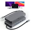 i-magBac MacBook Docking Station Dual Monitor, Laptop Docking Stations for MacBook pro/Air HP Dell Lenovo Computer, 10 in 1 USB C Dock with Dual Hdmi 4K@60Hz Splitter Extended Display, USB 3.2 Hub view 1