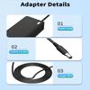 XWNV AC Power Adapter Compatible with Suaoki 400wh PS5B Portable Solar Generator Power Station view 4
