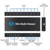 9x1 HDMI Multi-viewer switcher Seamless 4K HDMI 9 Screen Real Time Multi Viewer Screen Splitter 9 in 1 Out Switch Adapter 1x9 view 4