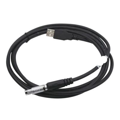 GHZHANG A00304 Data Power Cable 5pin For Top-con Hiper V II Pro GB GR Total Station Male To USB Connect PC To GPS RTK Surveying