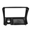 Car Front Side Air Outlet Vent Frame Trim Compatib 2 Din Car Stereo Radio Fascia Panel/Fit for Toyota Yaris Echo Vitz Platz 1999-2005 Audio Frame Cover Trim Kit Face Bezel ABS Silver Car Stereo Radio view 3