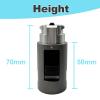 Liyuusi Quick Release Adapter Compatible with Trimble R10 R12 R12i GNSS Receivers 5/8x11 Quick Connect Adapter for GPS GNSS RTK Survey Poles Rover Rods Total Station Accessories view 4