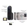 SHUAIGUO Smart Fingerprint Door Lock for Front Door Electronic Keyless Keypad Entry Door Lock with 6 Ways Unlock 110 Groups Fingerprint and 400 Groups Password Storage APP Control BT ty Lock view 2