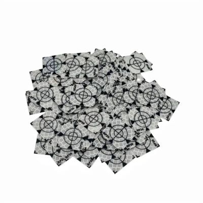 100PCS SIZE 30X30MM REFLECTOR SHEET FOR TOTAL STATION SURVEY GEOGRAPHY WHITE TARGET SHEET REFLECTIVE STICKER