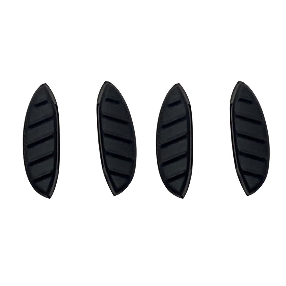 xyqrenrr Replacement Nose Pieces Nosepads For Oakley Clifden OO9440/Forager OO9421/Plazma OO9019/Plazma Asian Fit OO9019A (Black(Two Pairs))