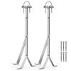 24 Inch Antenna Wall Mount Stainless Steel Stand Off Wall Mast Mount Clamps Windproof Antenna Mounting Bracket (24 inch) view 1