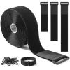 Trilancer 2''x 16Ft Heavy Duty Hook and Loop Straps with 15 Buckles  Adjustable, Cut-to-Length, Reusable Cinch Straps for Securing Cables, Hoses, Pipes, and More view 1